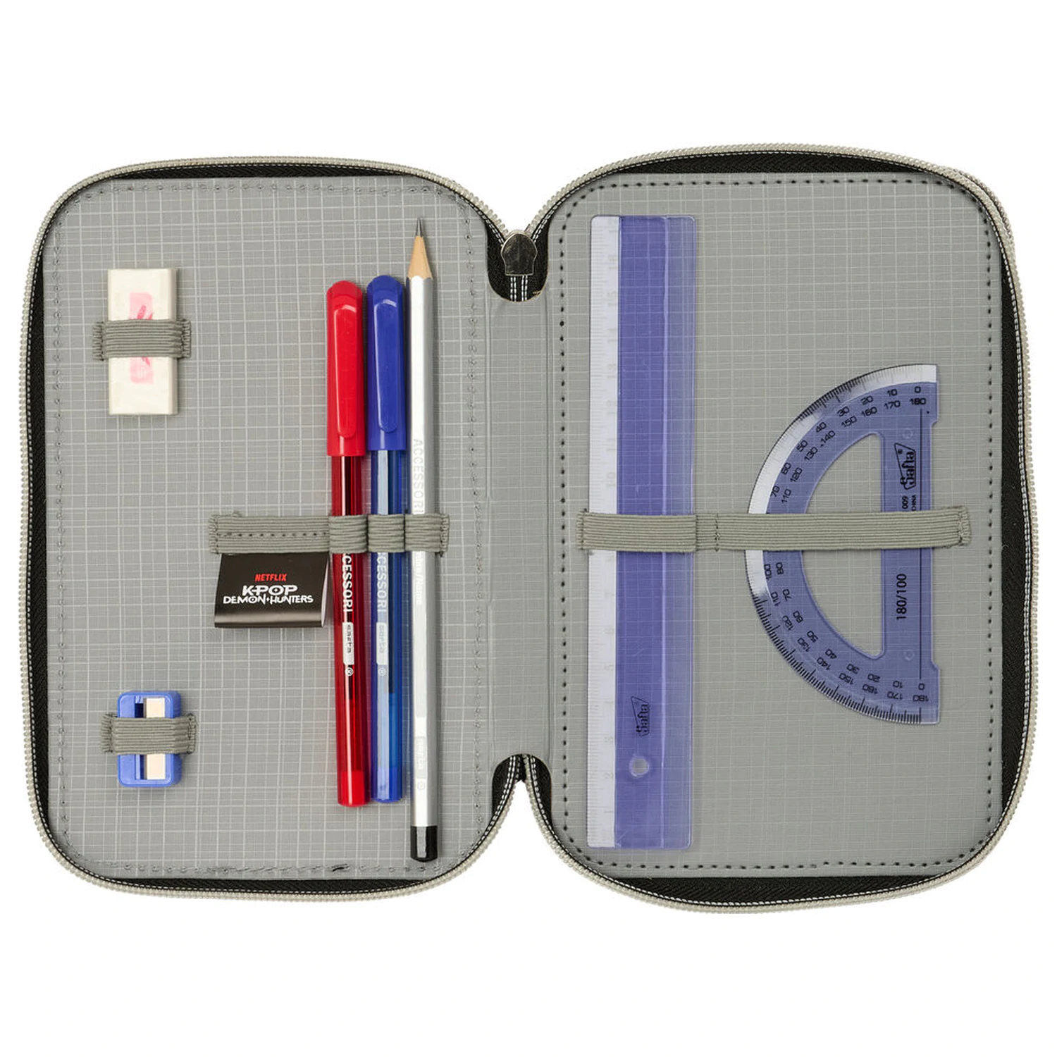 Kpop Demon Hunters Huntrix trojna peresnica 37 kosov fotografija izdelka