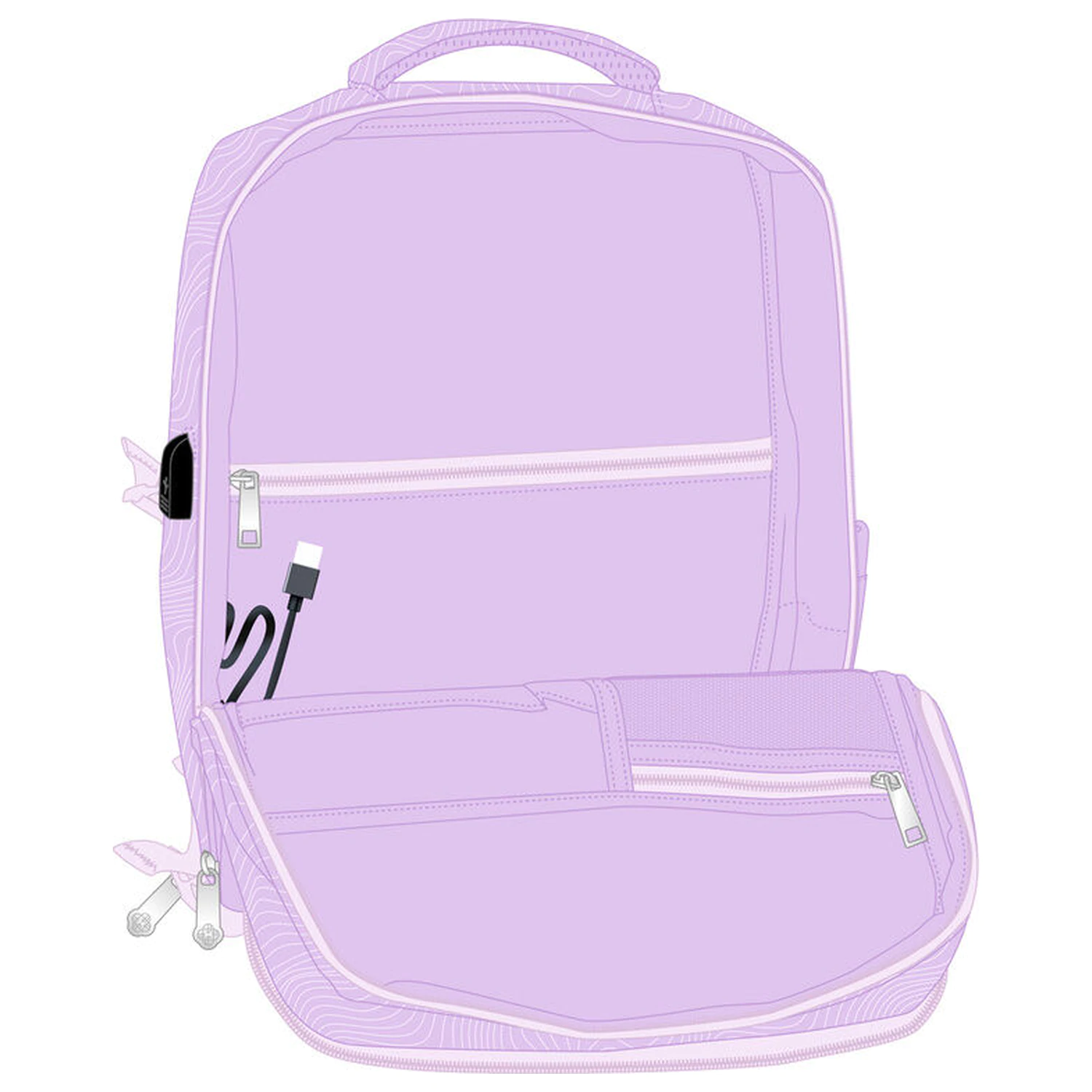 Demon Hunters Kpop Iconic Cabin potovalni nahrbtnik 44 cm fotografija izdelka