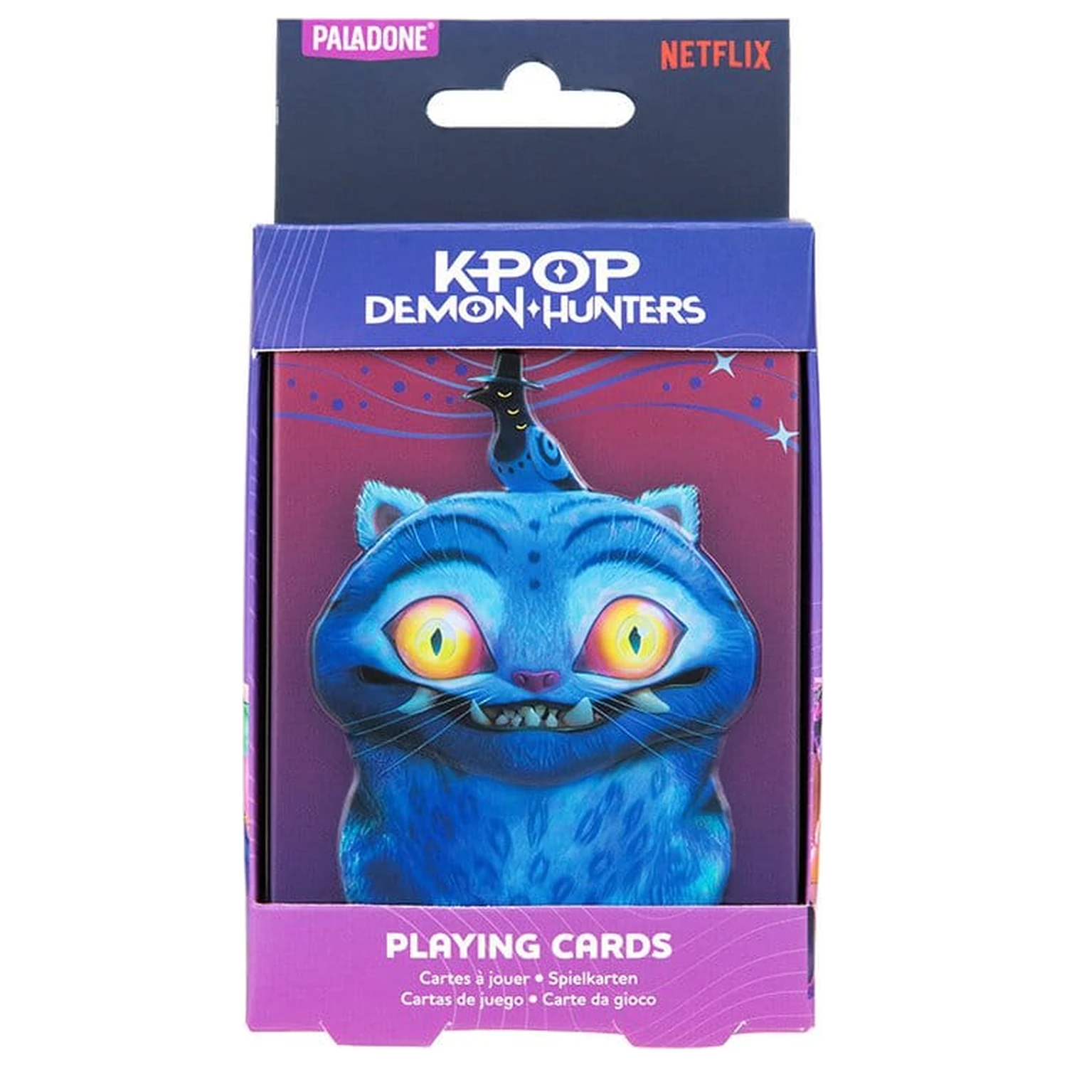 KPop Demon Hunters Igralne karte v pločevinki fotografija izdelka