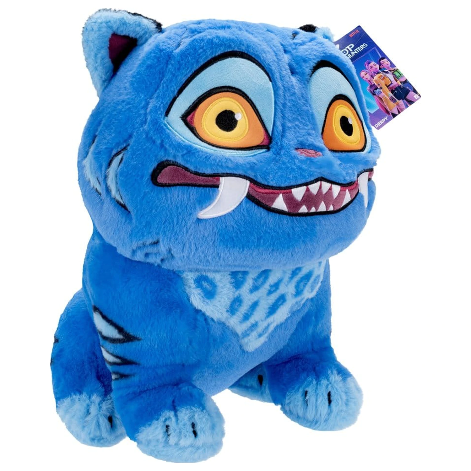 KPOP Demon Hunters plišasta figura sedeči Derpy 30 cm fotografija izdelka