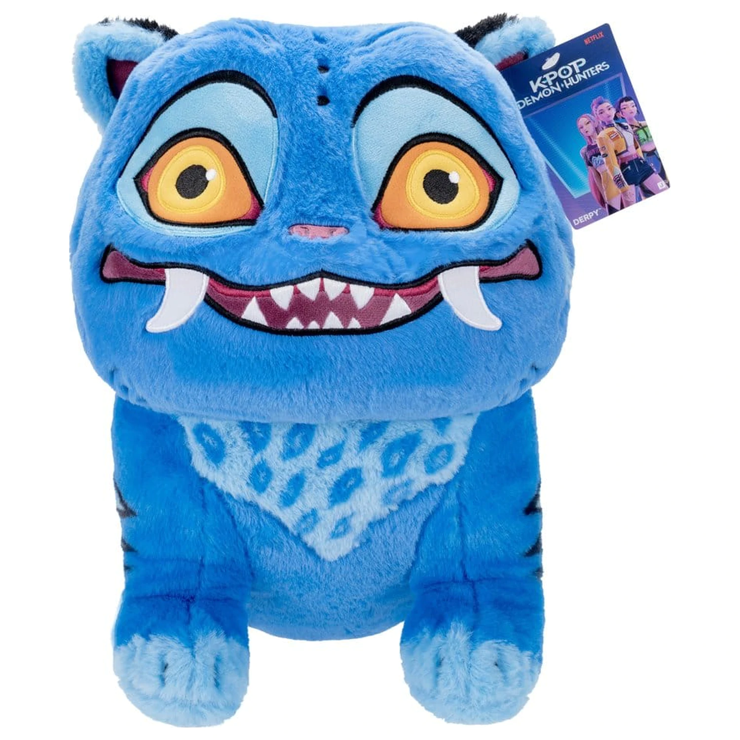 KPOP Demon Hunters plišasta figura sedeči Derpy 30 cm fotografija izdelka