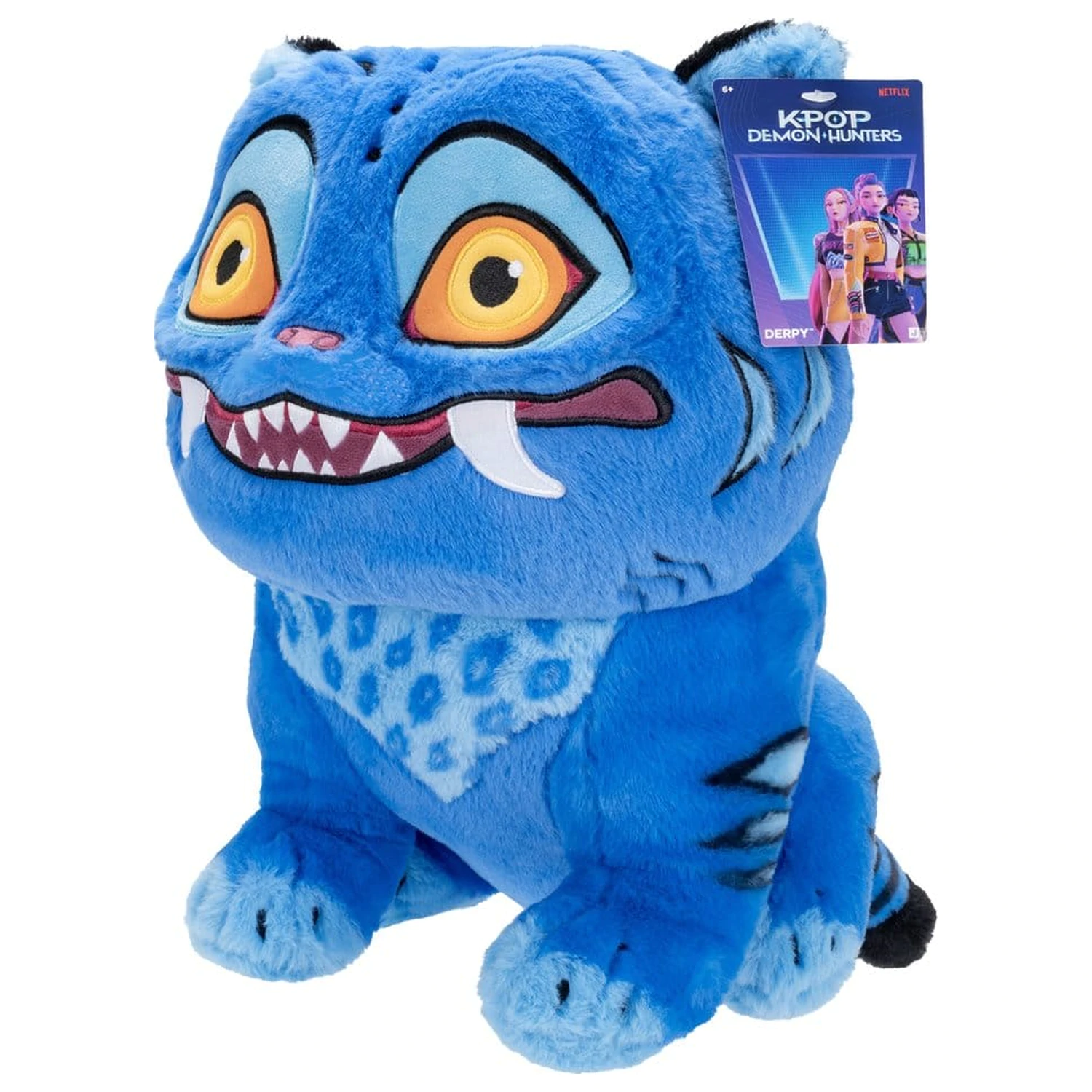 KPOP Demon Hunters plišasta figura sedeči Derpy 30 cm fotografija izdelka