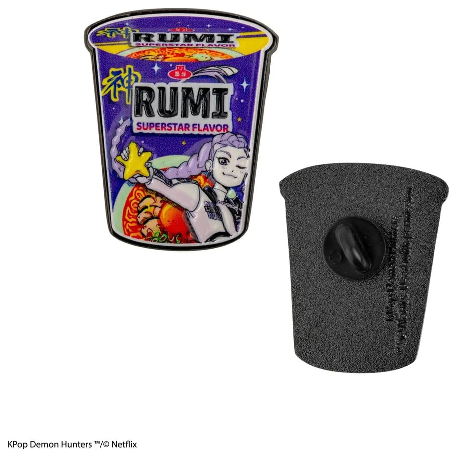 KPop Demon Hunters Pin Rumi Superstar okus rezancev fotografija izdelka