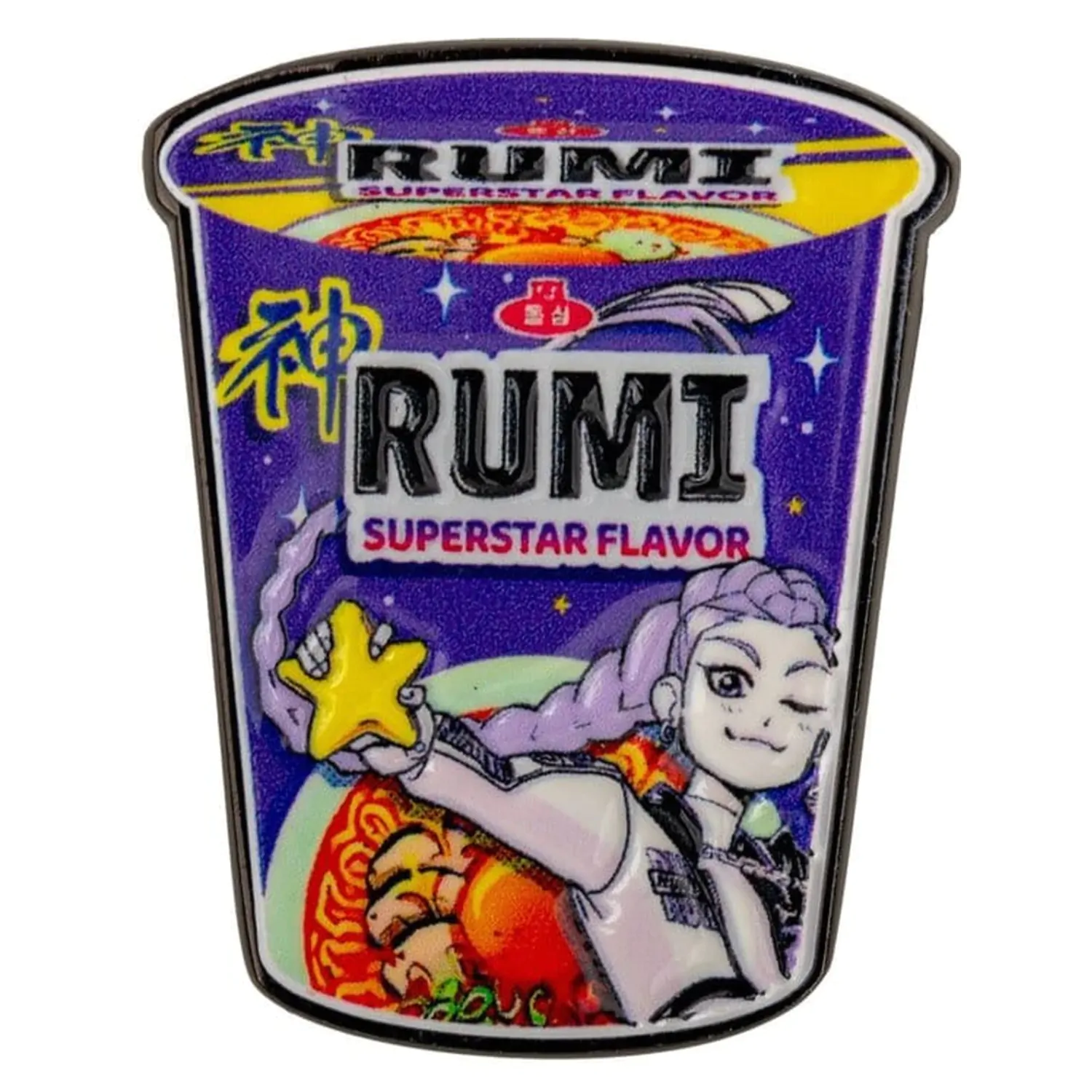 KPop Demon Hunters Pin Rumi Superstar okus rezancev fotografija izdelka
