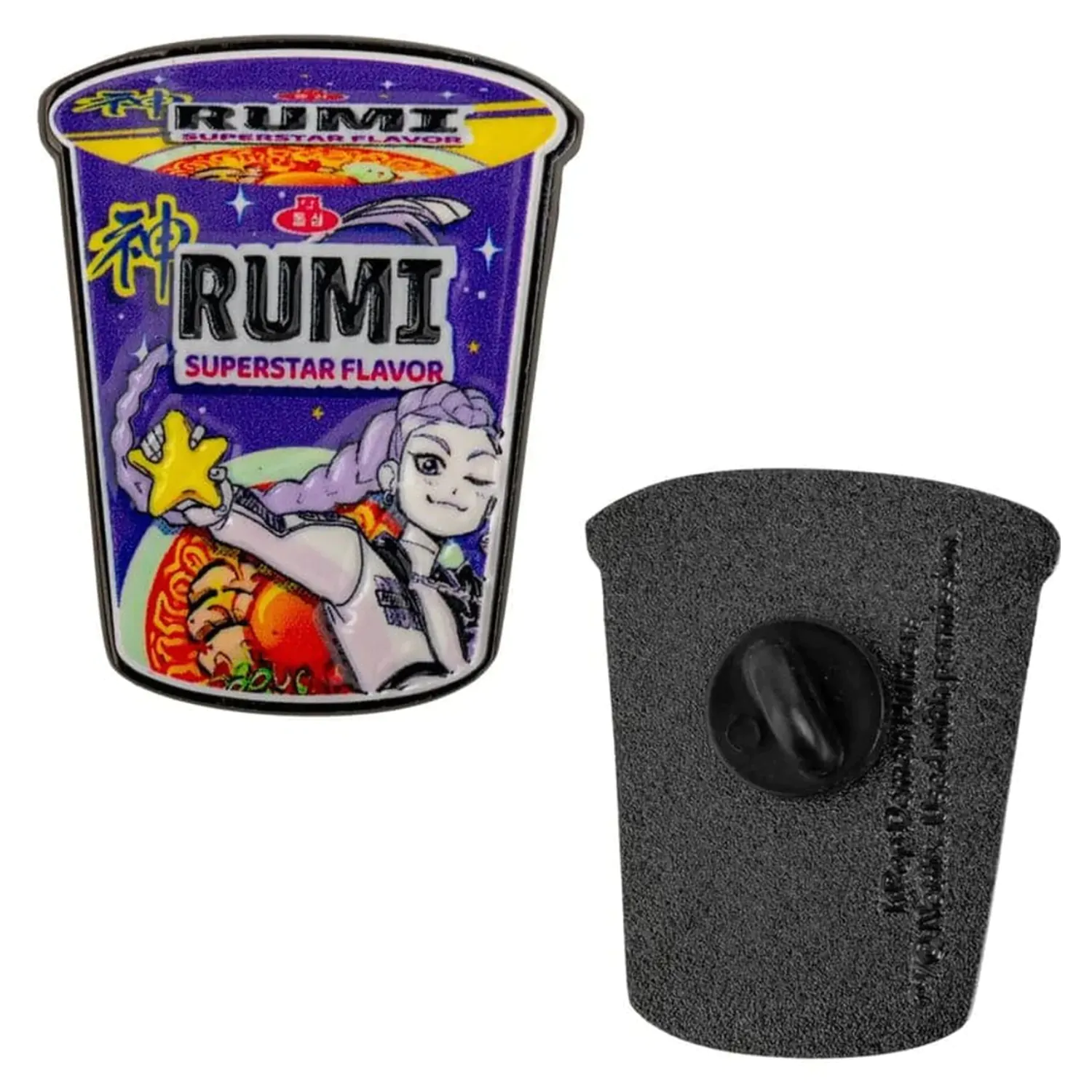 KPop Demon Hunters Pin Rumi Superstar okus rezancev fotografija izdelka
