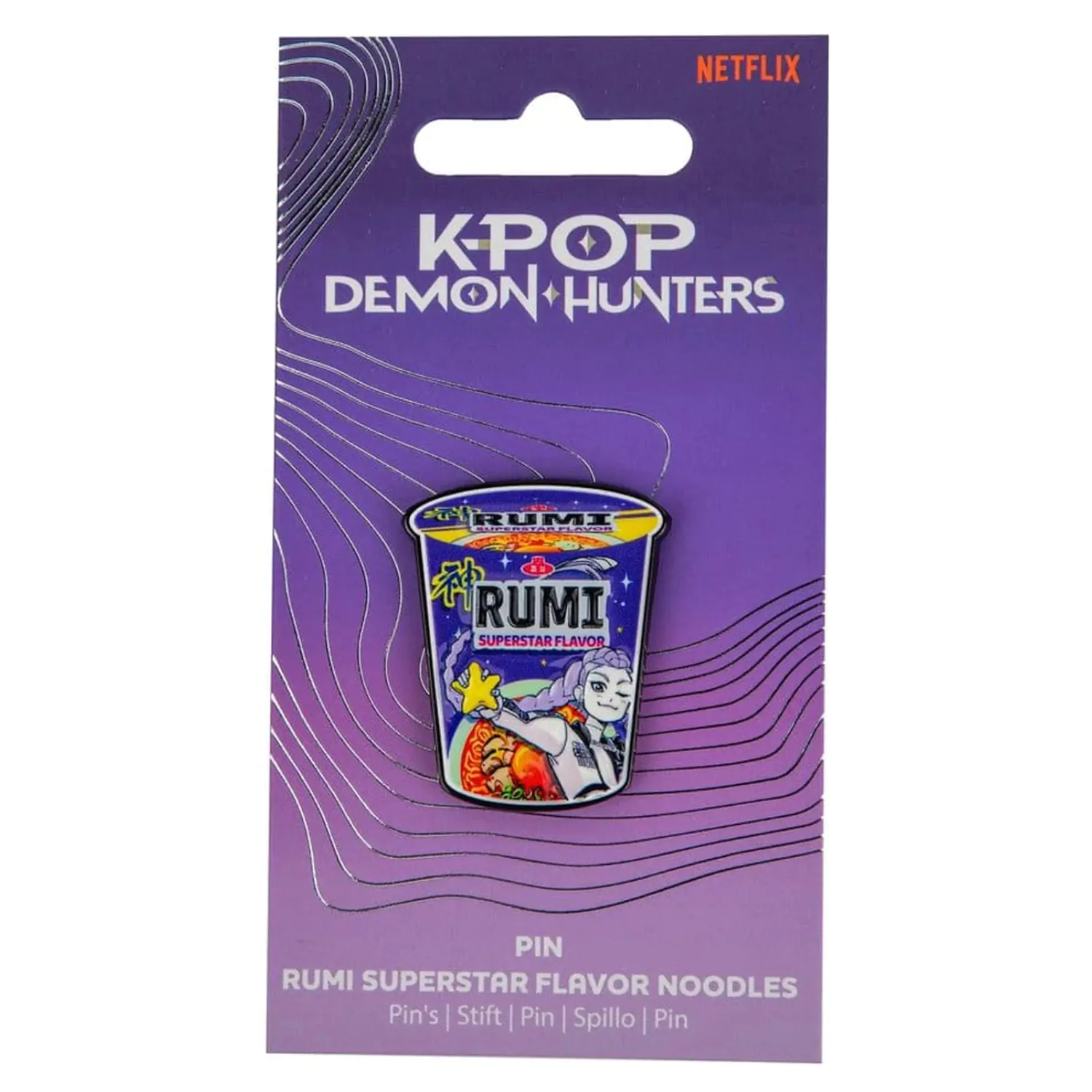 KPop Demon Hunters Pin Rumi Superstar okus rezancev fotografija izdelka