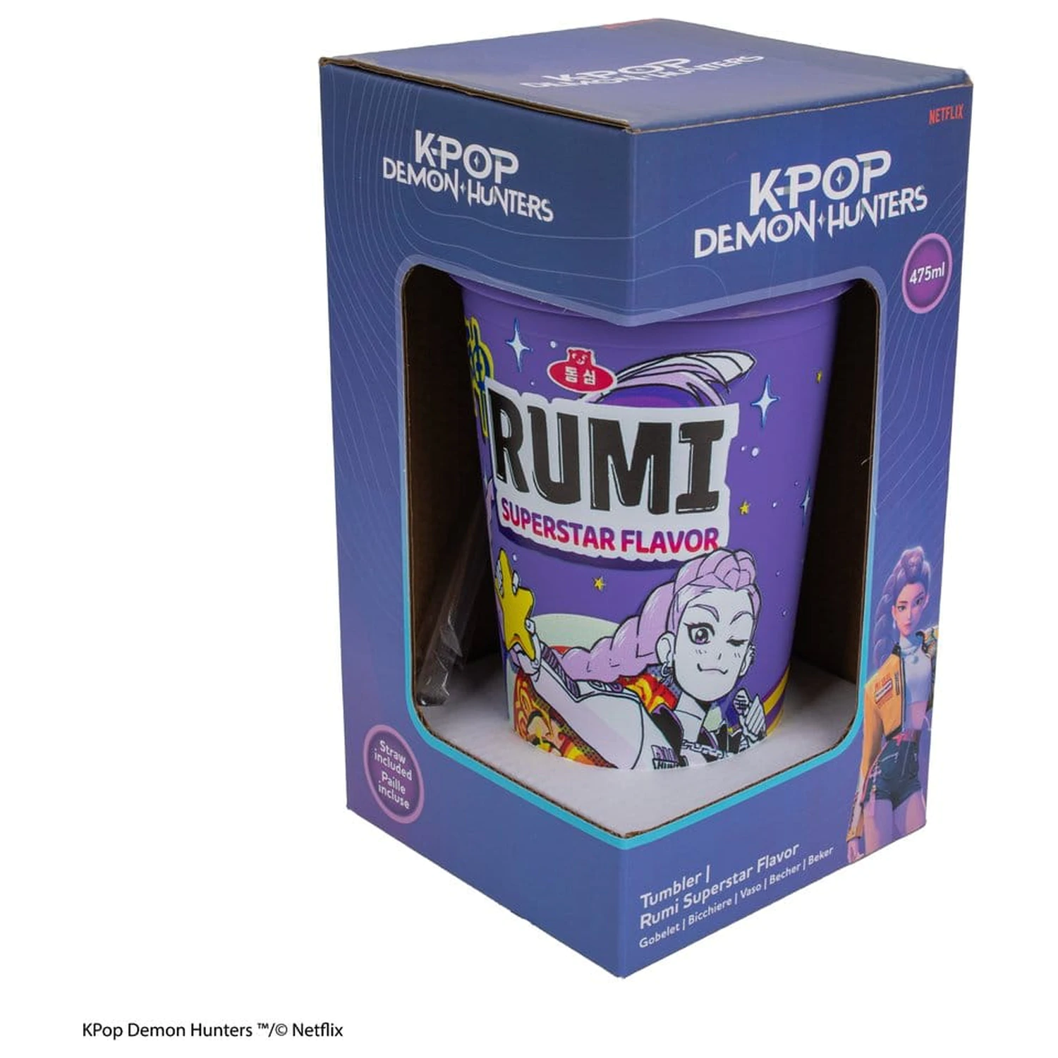 KPop Demon Hunters Tumbler Rumi Superstar okus fotografija izdelka