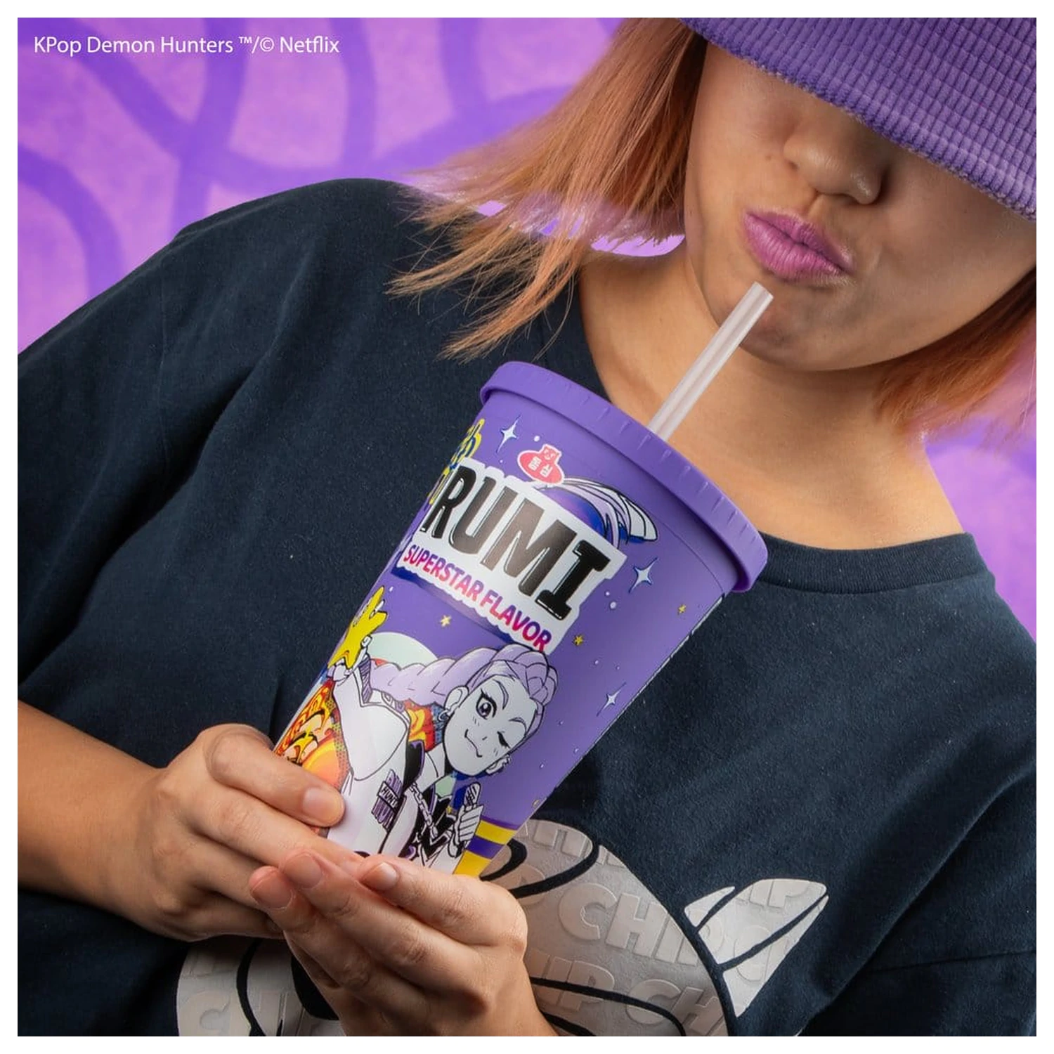 KPop Demon Hunters Tumbler Rumi Superstar okus fotografija izdelka