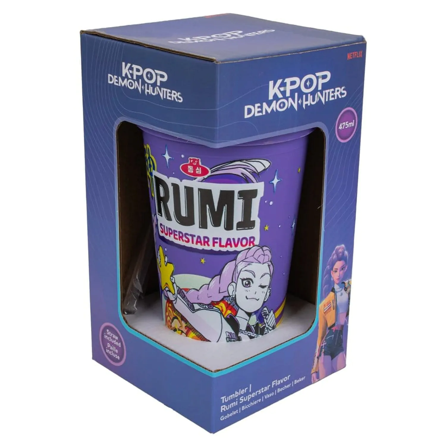 KPop Demon Hunters Tumbler Rumi Superstar okus fotografija izdelka