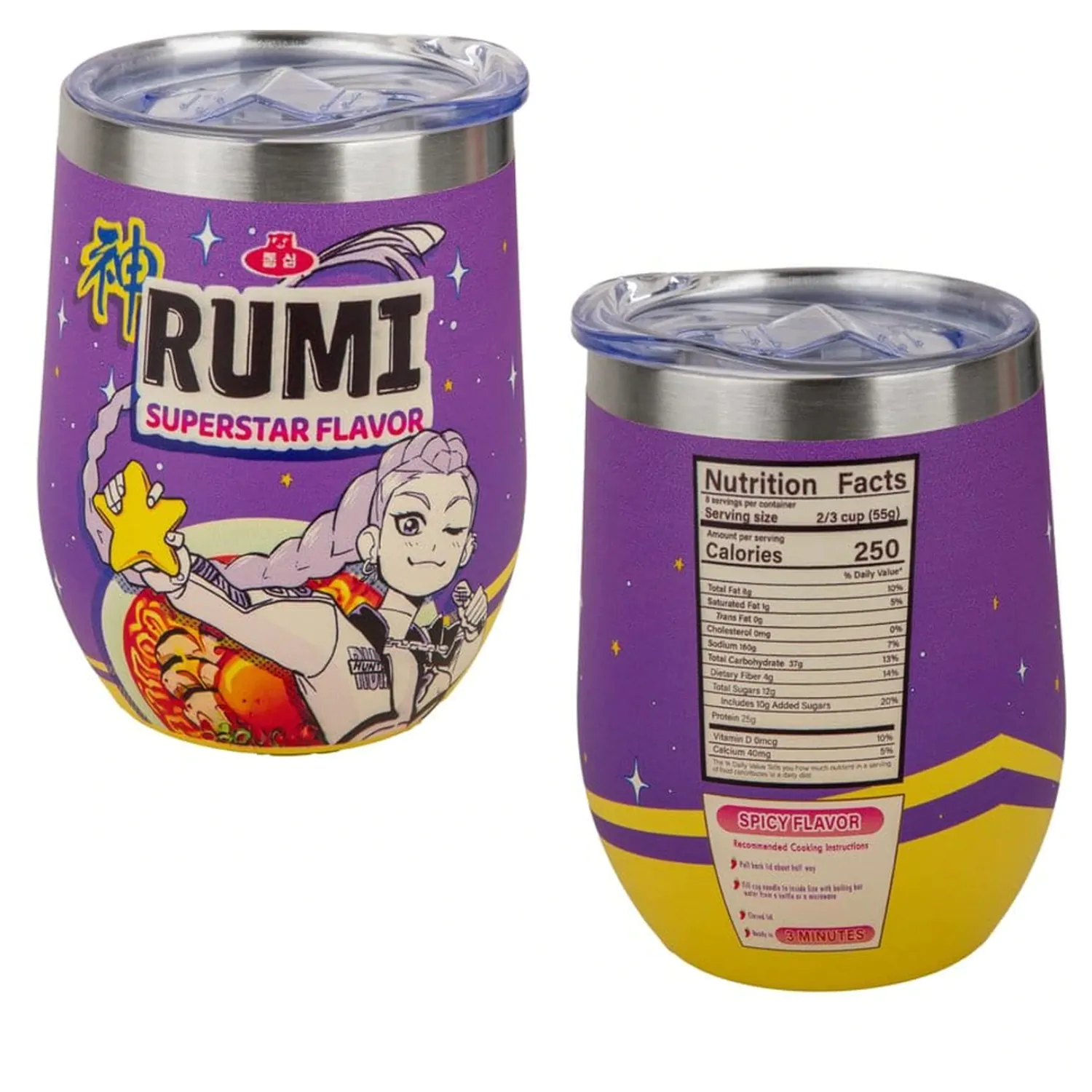 KPop Demon Hunters Potovalna skodelica Rumi Superstar Flavor fotografija izdelka