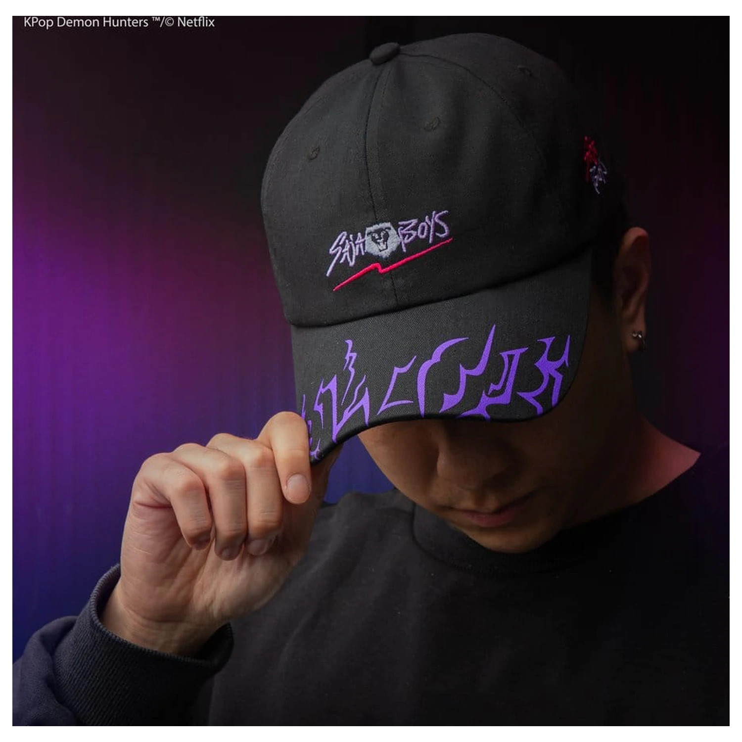 KPop Demon Hunters baseball kapa Saja boys fotografija izdelka