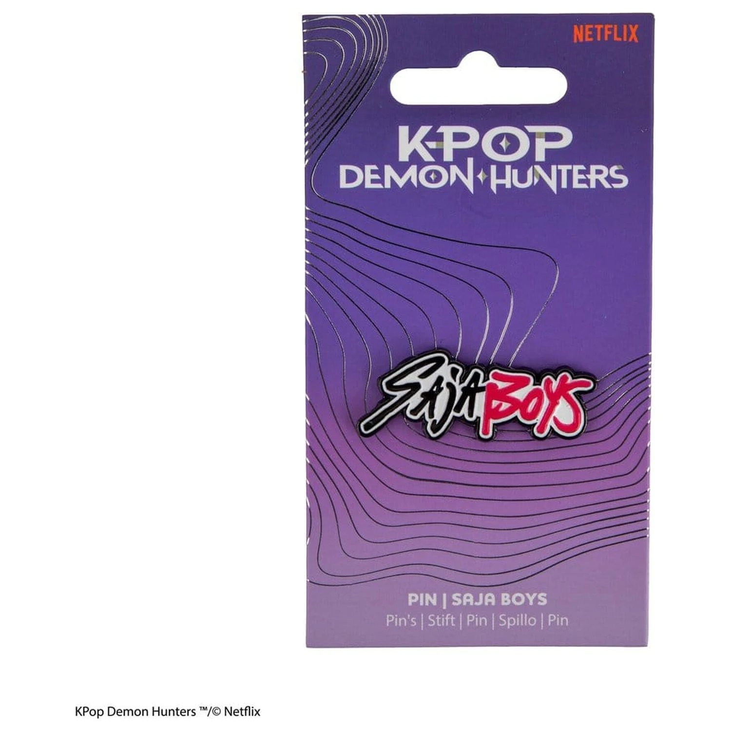 KPop Demon Hunters Pin Saja Boys fotografija izdelka