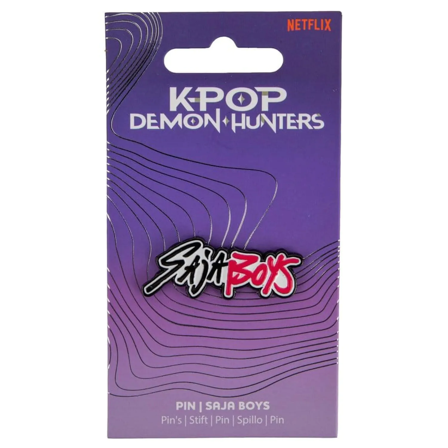 KPop Demon Hunters Pin Saja Boys fotografija izdelka