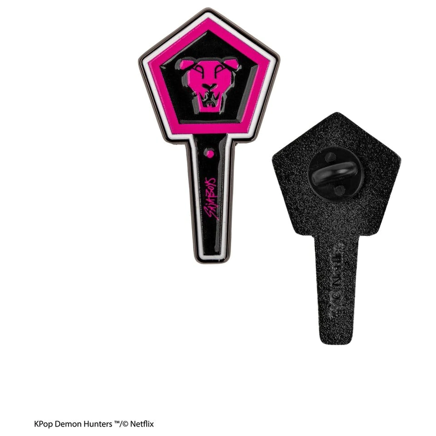 KPop Demon Hunters pin Saja Boys svetilna palica fotografija izdelka