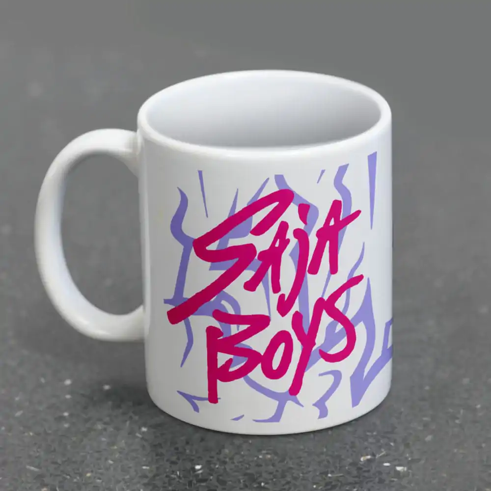 KPop Demon Hunters skodelica Saja Boys Logo fotografija izdelka