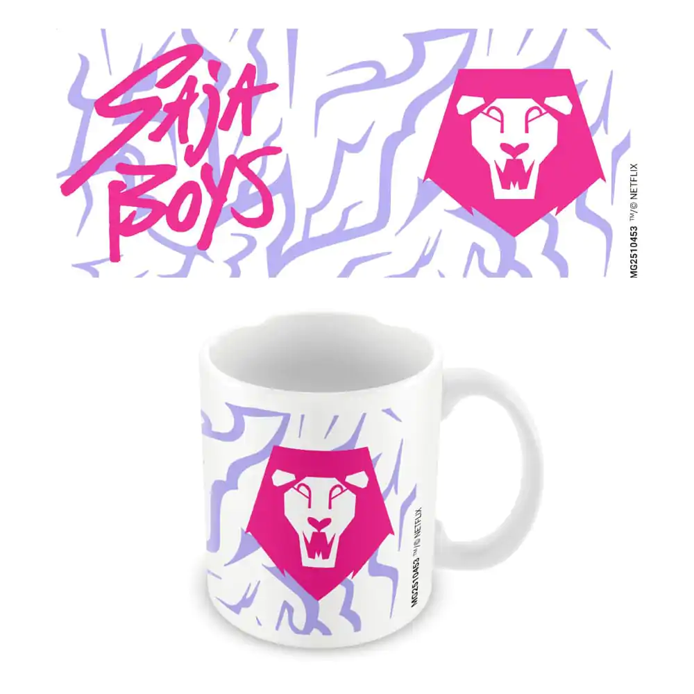 KPop Demon Hunters skodelica Saja Boys Logo fotografija izdelka