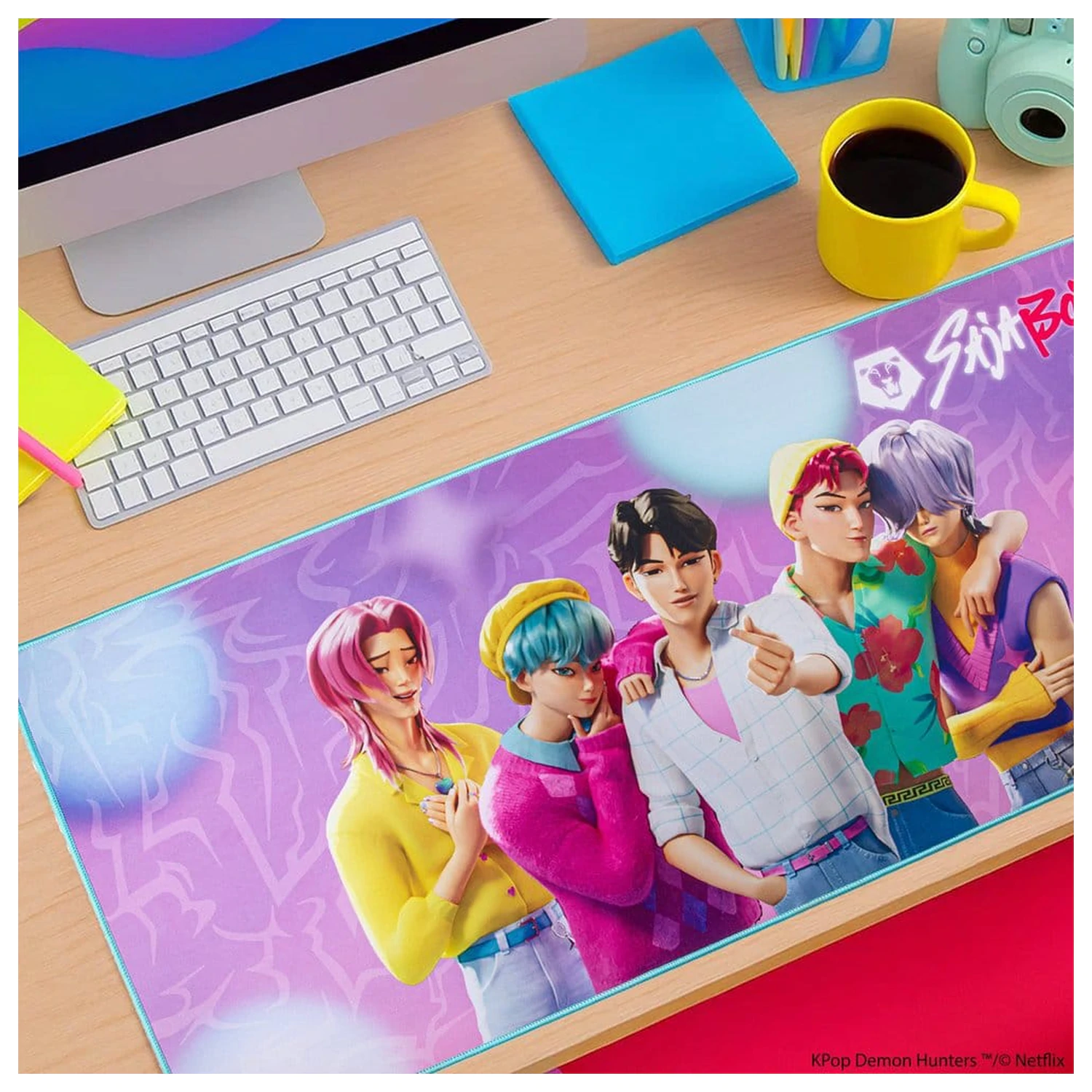 KPop Demon Hunters Podloga za mizo Saja Boys XL fotografija izdelka