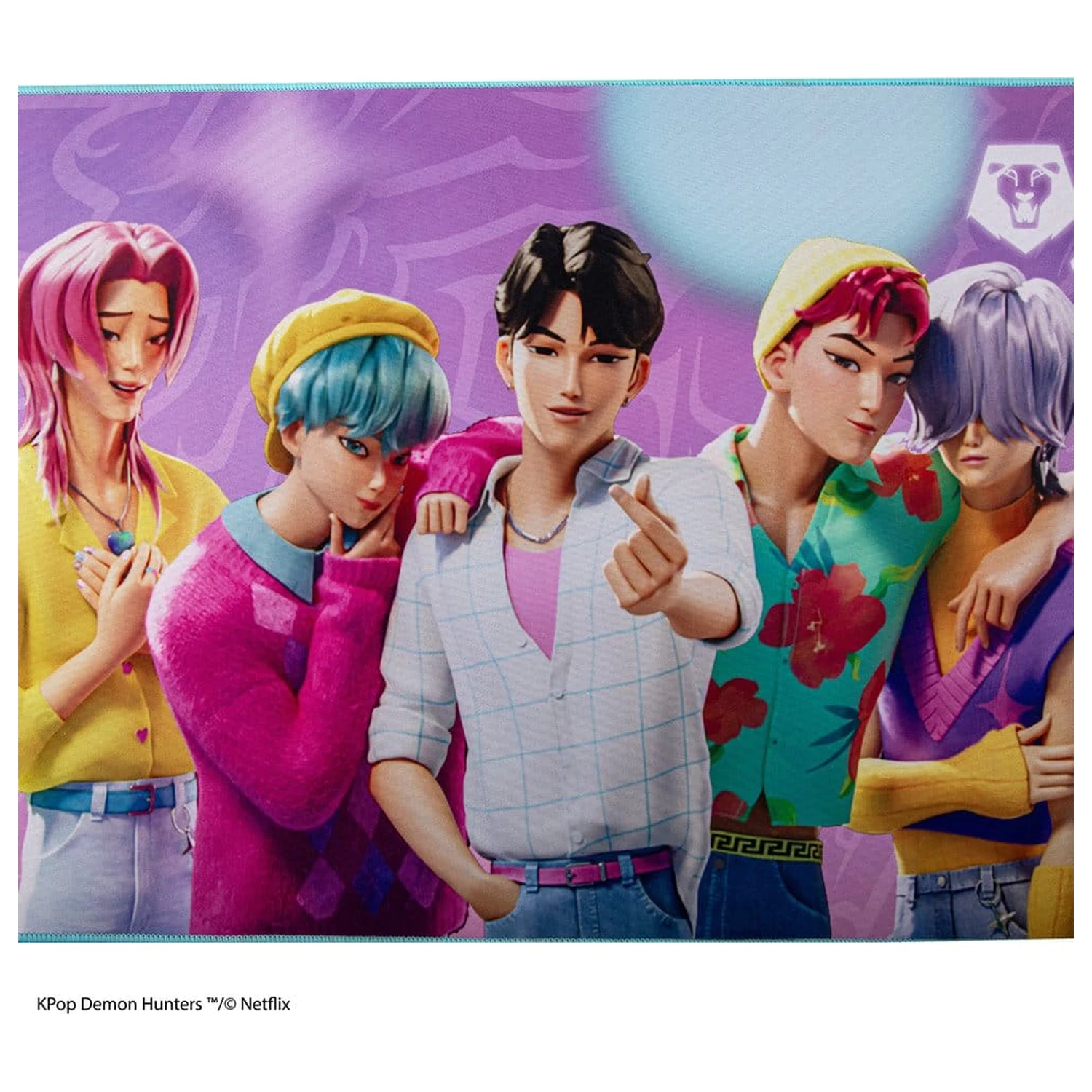 KPop Demon Hunters Podloga za mizo Saja Boys XL fotografija izdelka