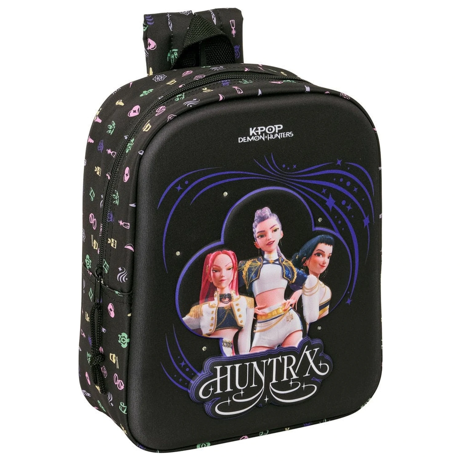 Kpop Demon Hunters Zvok LED 3D nahrbtnik 27cm fotografija izdelka