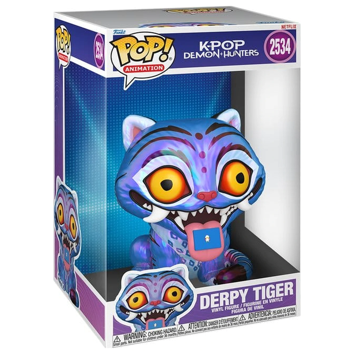 KPop Demon Hunters Super Sized Jumbo Funko POP! vinilna figura Derpy 25 cm fotografija izdelka