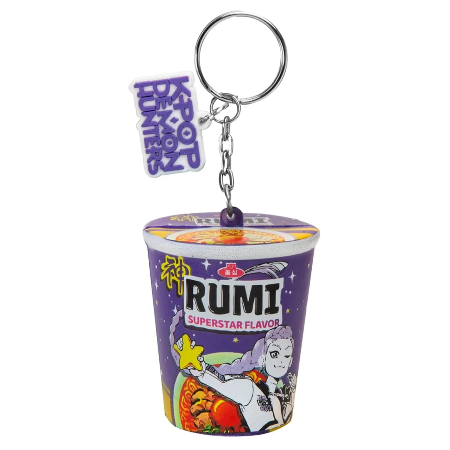 KPop Demon Hunters Squishy obesek za ključe Rumi Superstar Flavor Noodles fotografija izdelka