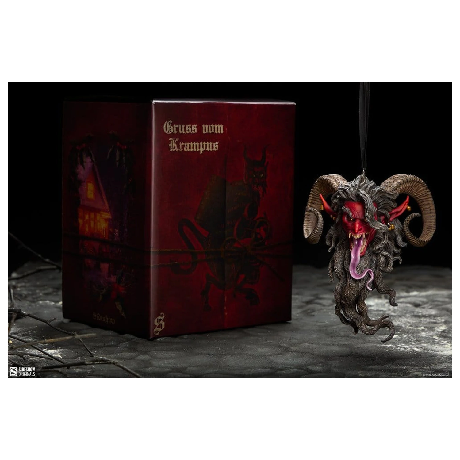 Krampus Okrasek Der Krampus (Deadly Red) 17 cm fotografija izdelka