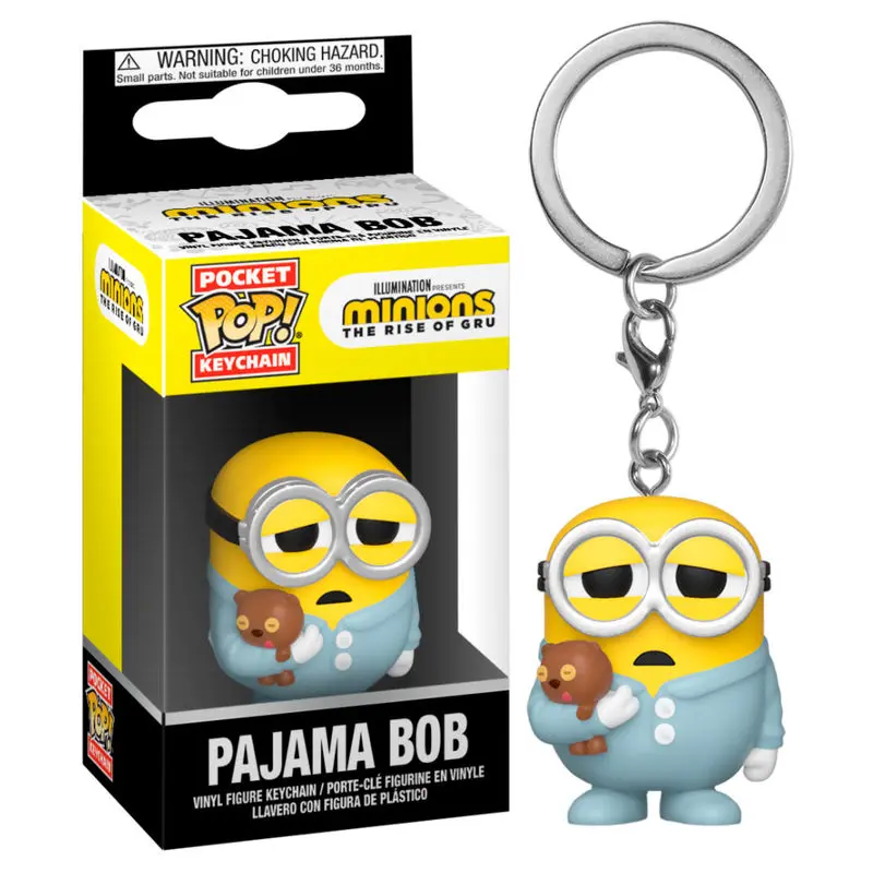 Minions II Pocket POP! Vinilna Ključna Veriga Pajama Bob 4 cm fotografija izdelka