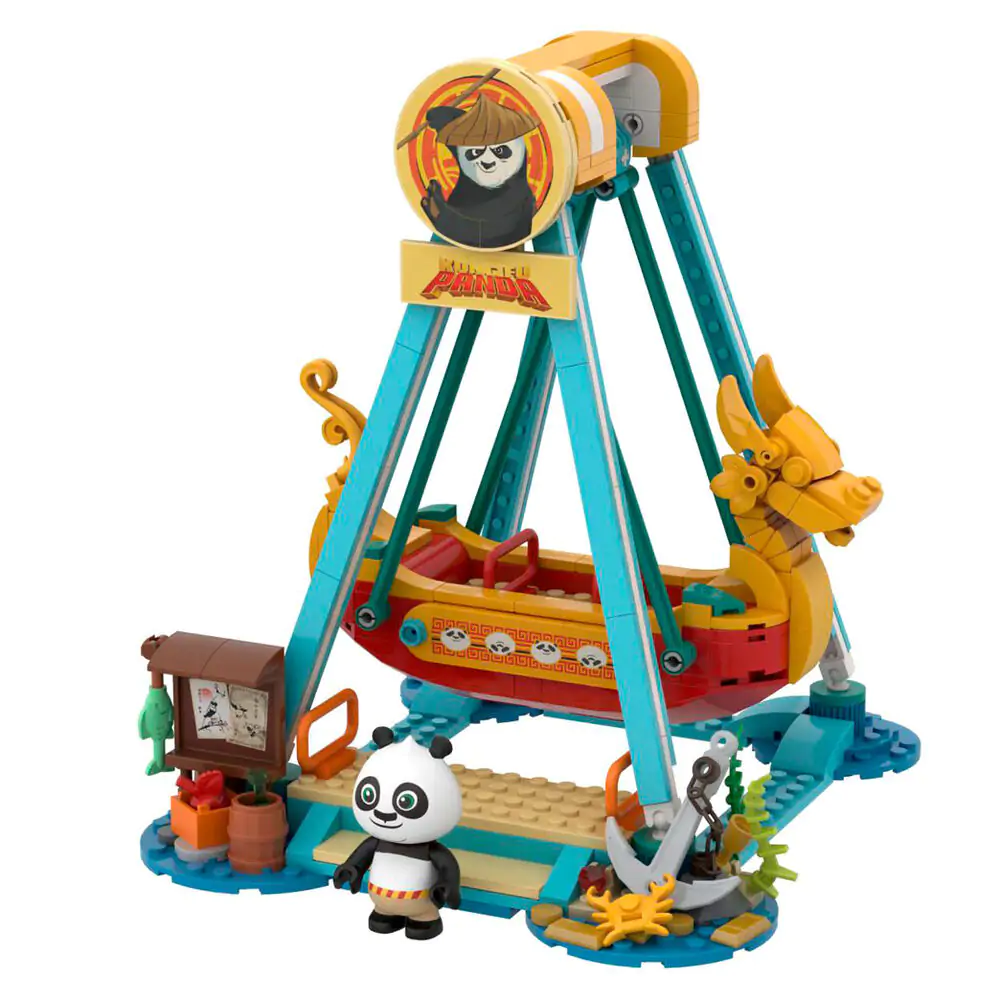 Kung Fu Panda Pirate Ship Ride komplet za sestavljanje 379 kosov fotografija izdelka