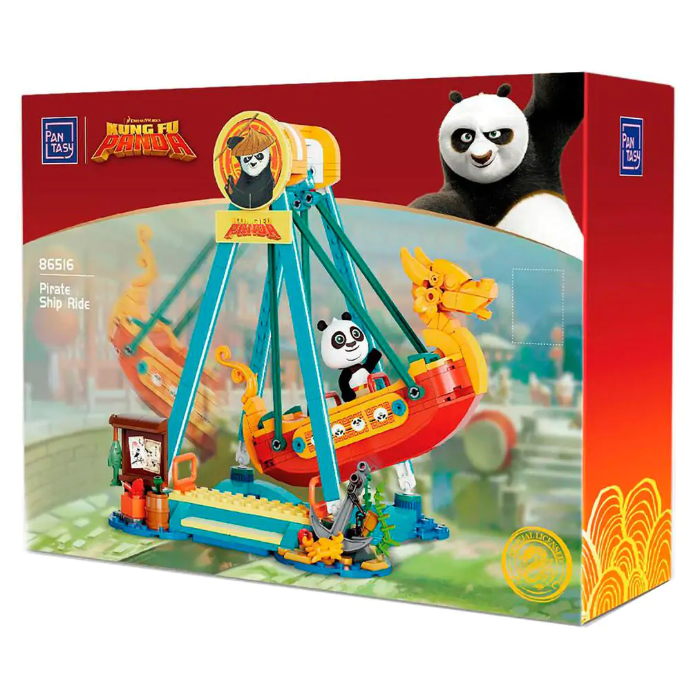 Kung Fu Panda Pirate Ship Ride komplet za sestavljanje 379 kosov fotografija izdelka