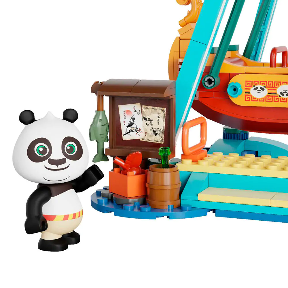 Kung Fu Panda Pirate Ship Ride komplet za sestavljanje 379 kosov fotografija izdelka