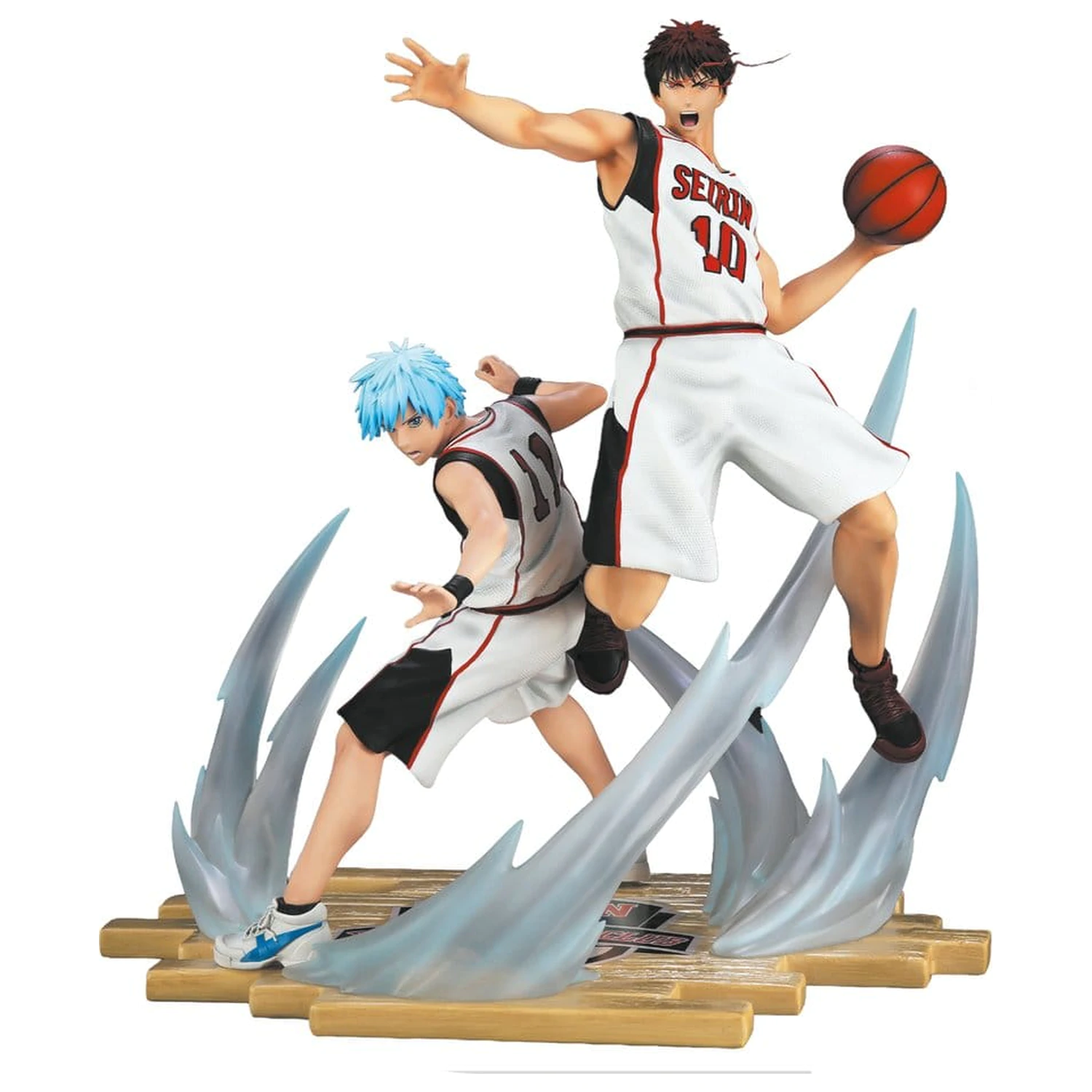 Kuroko's Basket Smola Kip 1/6 Tetsuya Kuroko & Taiga Kagami White Jersey Edition 41 cm fotografija izdelka