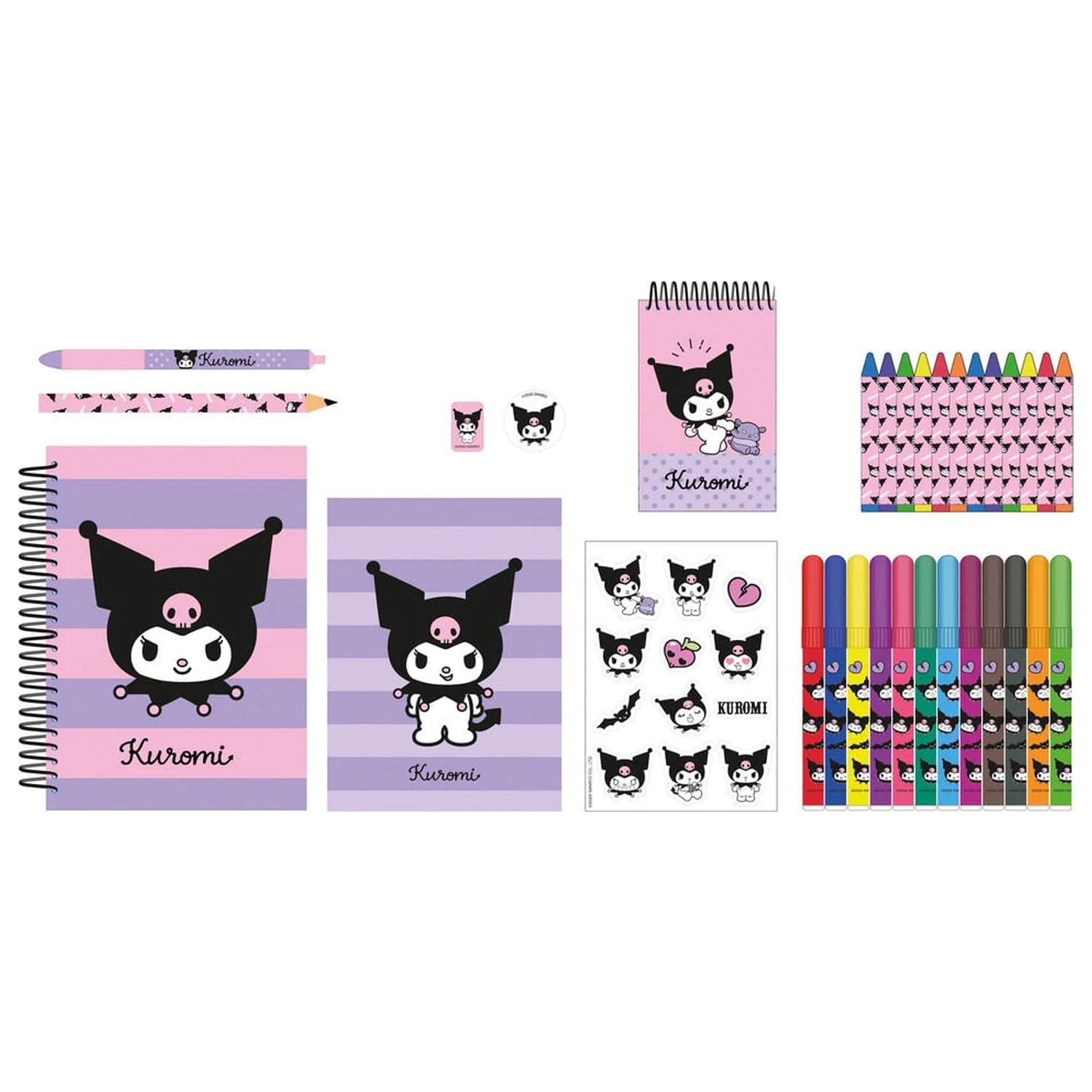 Kuromi Hello Kitty set za aktivnosti 43 kosov fotografija izdelka
