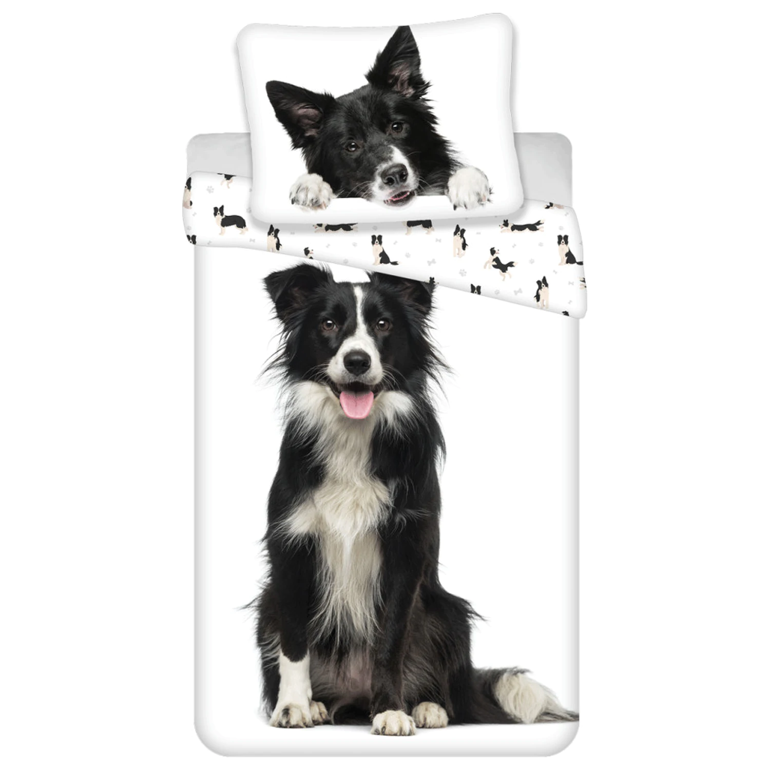 Dog Border Collie prevleka za odejo fotografija izdelka