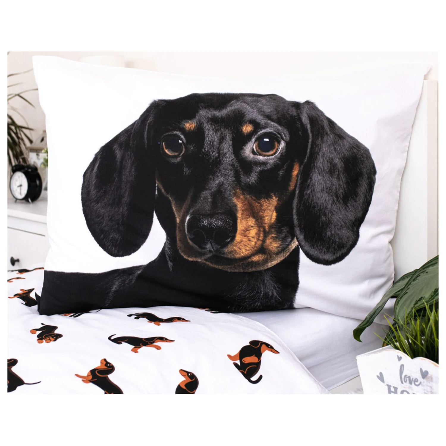 Doggy Dachshund prevleka za odejo fotografija izdelka