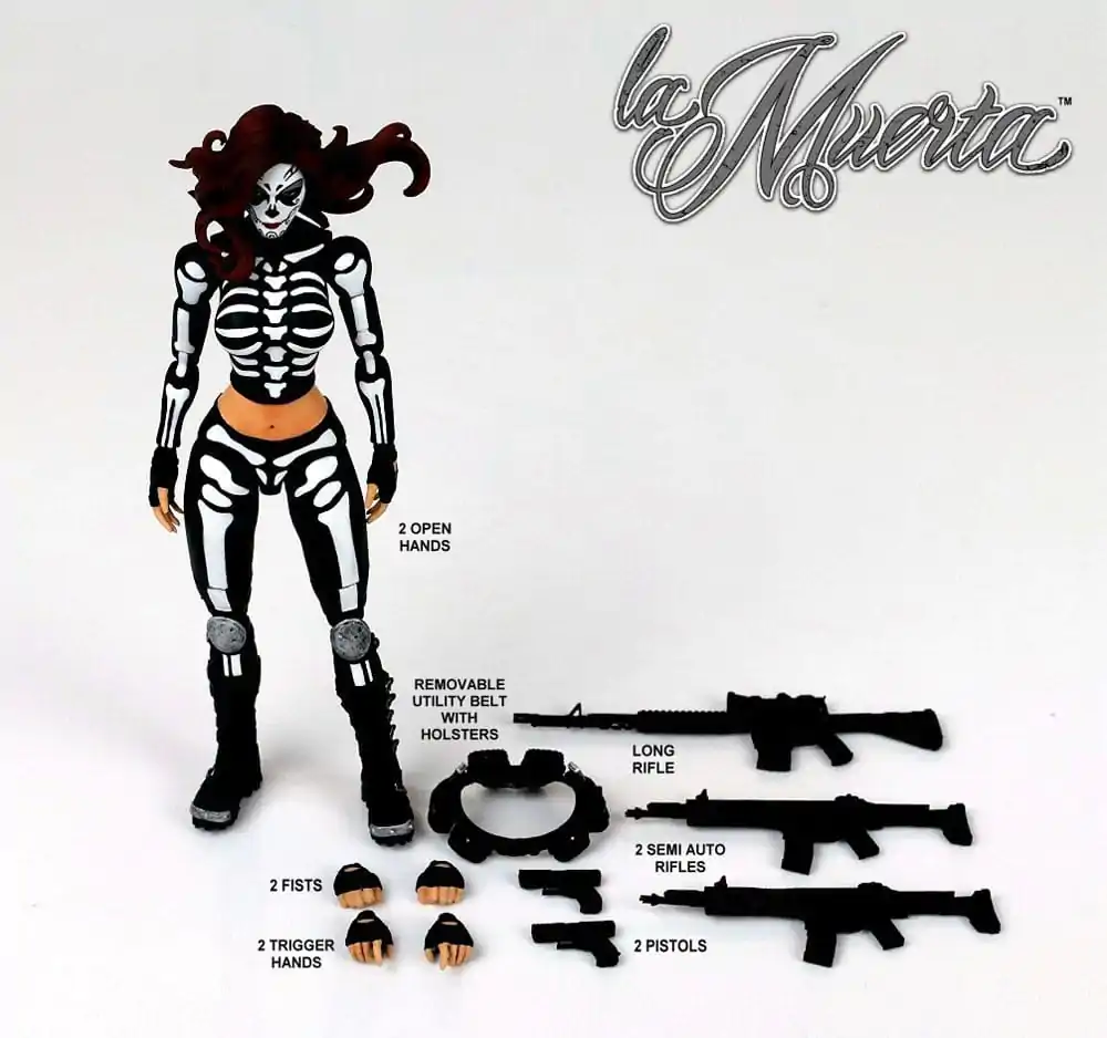 La Muerta Executive Replica Akcijska Figura 1/12 La Muerta 15 cm fotografija izdelka