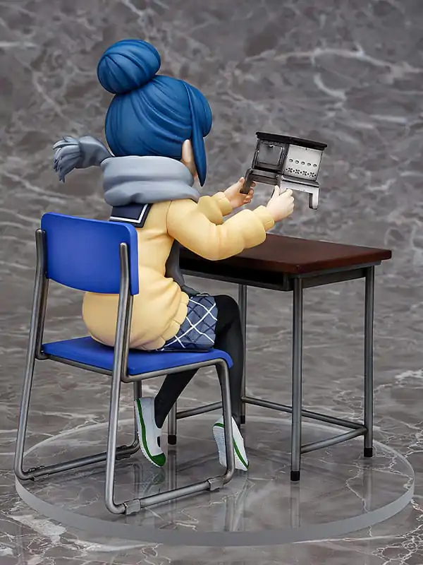 Laid-Back Camp PVC Kip 1/7 Rin Shima: Look What I Bought Ver. 14 cm fotografija izdelka