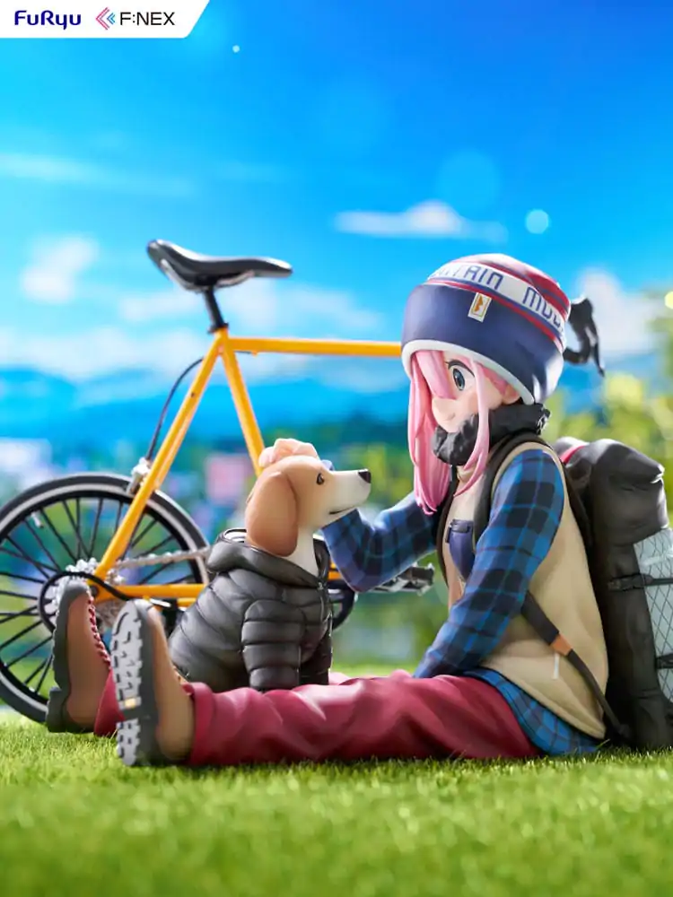 Laid Back Camp F:NEX PVC Kip 1/7 Nadeshiko Kagamihara 13 cm fotografija izdelka