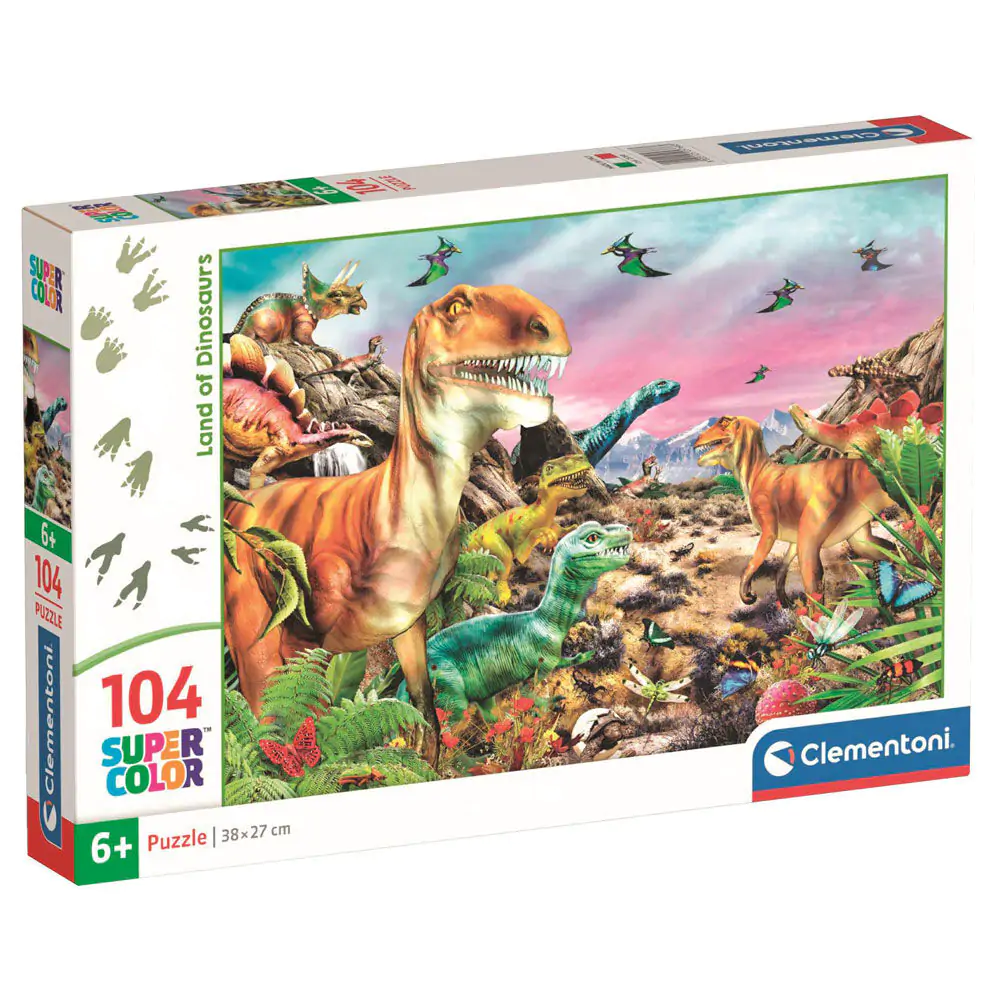 Sestavljanka Dežela dinozavrov 104 kosi fotografija izdelka