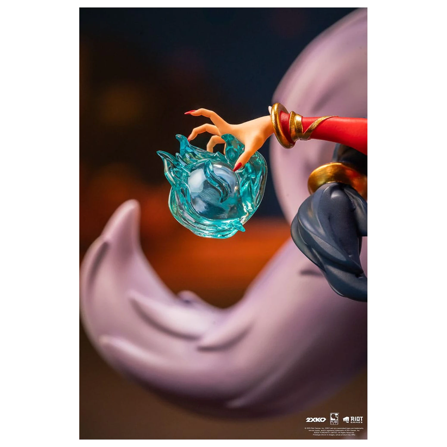 League of Legends Kip 1/10 2XKO Ekko & Ahri Diorama 30 cm fotografija izdelka