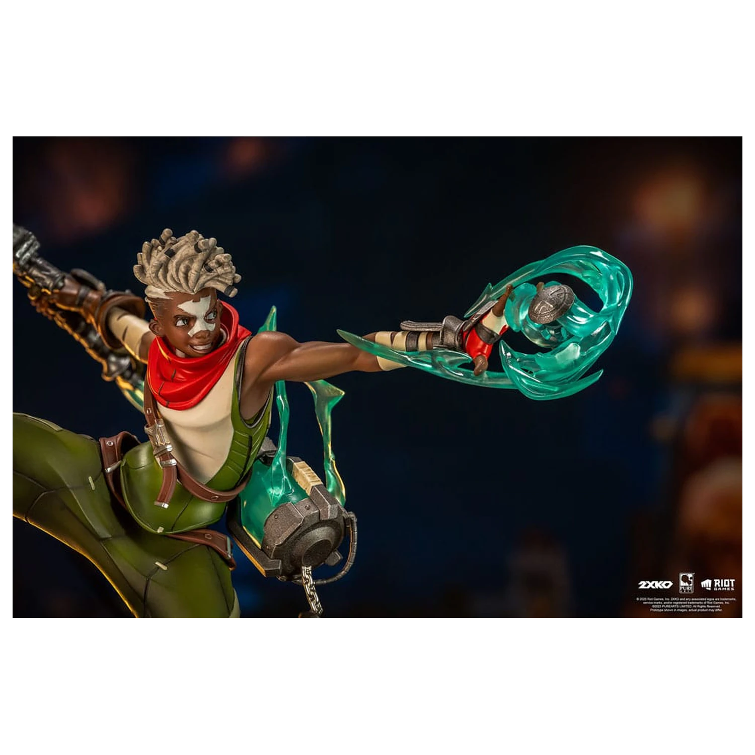 League of Legends Kip 1/10 2XKO Ekko & Ahri Diorama 30 cm fotografija izdelka
