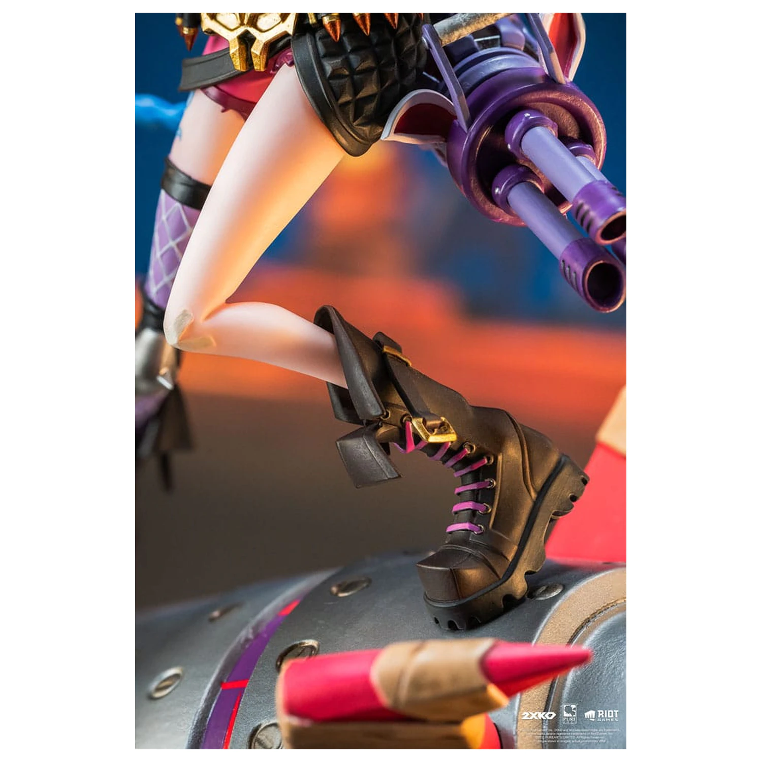 League of Legends kip 1/10 2XKO Jinx & Warwick diorama 37 centimetrov fotografija izdelka