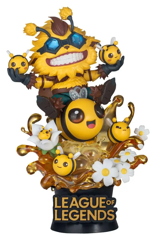 League of Legends D-Stage PVC Diorama Set Beemo & BZZZiggs 15 cm fotografija izdelka