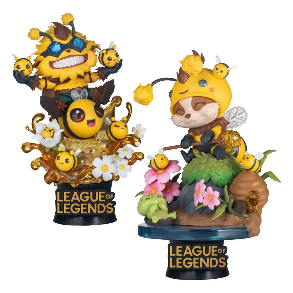 League of Legends D-Stage PVC Diorama Set Beemo & BZZZiggs 15 cm fotografija izdelka