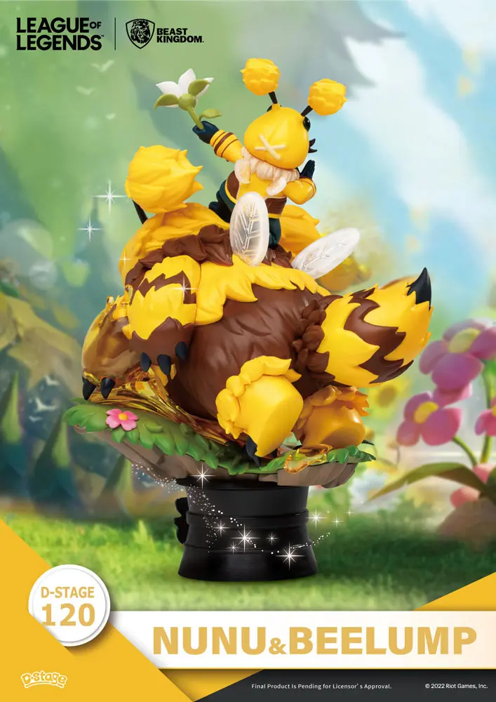 League of Legends D-Stage PVC Diorama Set Nunu &amp; Beelump &amp; Heimerstinger 16 cmLeague of Legends D-Stage PVC Diorama Set Nunu &amp; Beelump &amp; Heimerstinger 16 cm fotografija izdelka