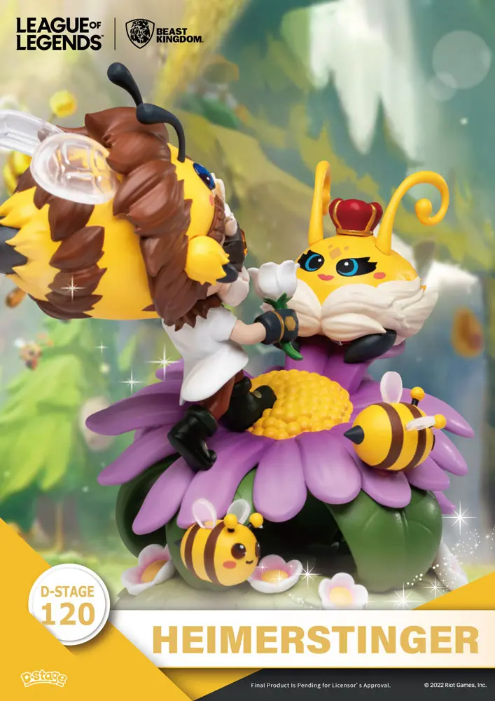 League of Legends D-Stage PVC Diorama Set Nunu &amp; Beelump &amp; Heimerstinger 16 cmLeague of Legends D-Stage PVC Diorama Set Nunu &amp; Beelump &amp; Heimerstinger 16 cm fotografija izdelka