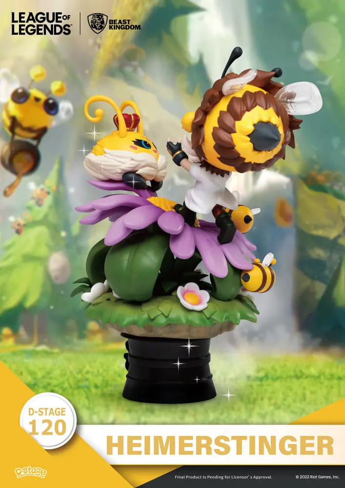 League of Legends D-Stage PVC Diorama Set Nunu &amp; Beelump &amp; Heimerstinger 16 cmLeague of Legends D-Stage PVC Diorama Set Nunu &amp; Beelump &amp; Heimerstinger 16 cm fotografija izdelka