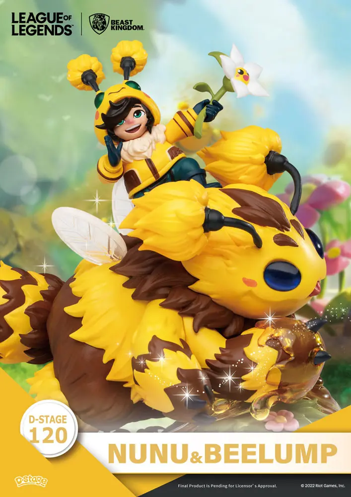 League of Legends D-Stage PVC Diorama Set Nunu &amp; Beelump &amp; Heimerstinger 16 cmLeague of Legends D-Stage PVC Diorama Set Nunu &amp; Beelump &amp; Heimerstinger 16 cm fotografija izdelka