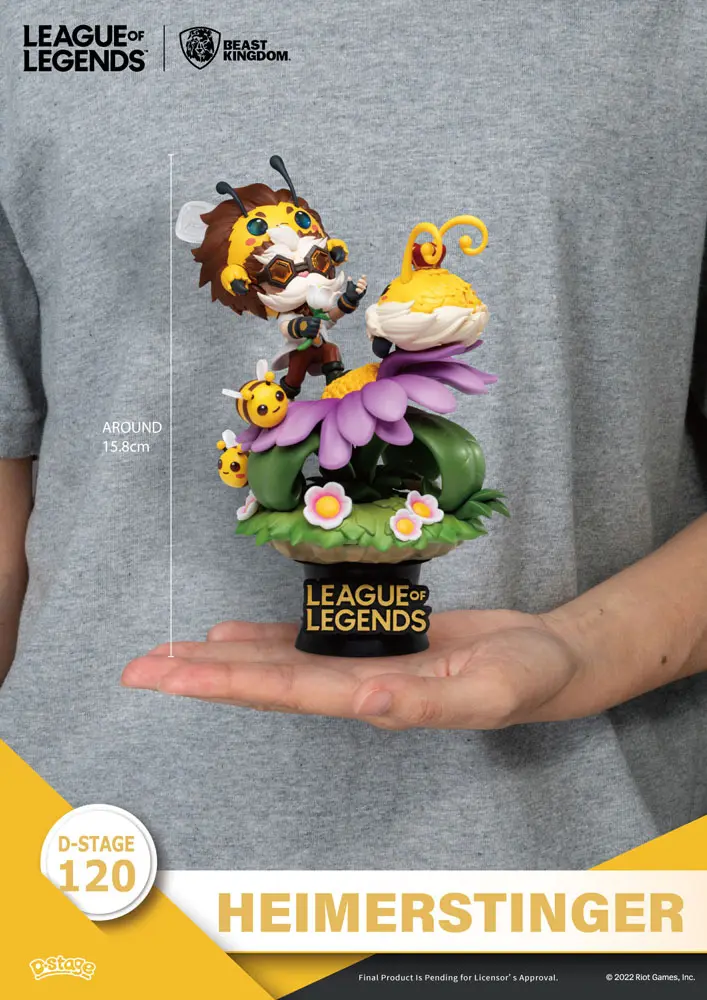 League of Legends D-Stage PVC Diorama Set Nunu &amp; Beelump &amp; Heimerstinger 16 cmLeague of Legends D-Stage PVC Diorama Set Nunu &amp; Beelump &amp; Heimerstinger 16 cm fotografija izdelka