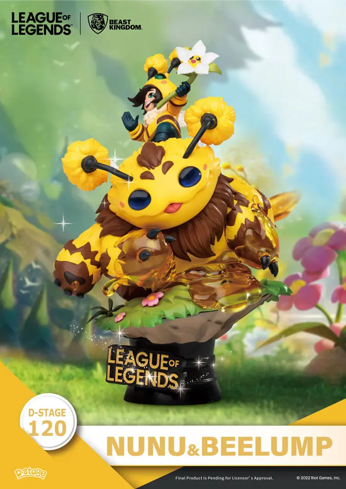 League of Legends D-Stage PVC Diorama Set Nunu &amp; Beelump &amp; Heimerstinger 16 cmLeague of Legends D-Stage PVC Diorama Set Nunu &amp; Beelump &amp; Heimerstinger 16 cm fotografija izdelka