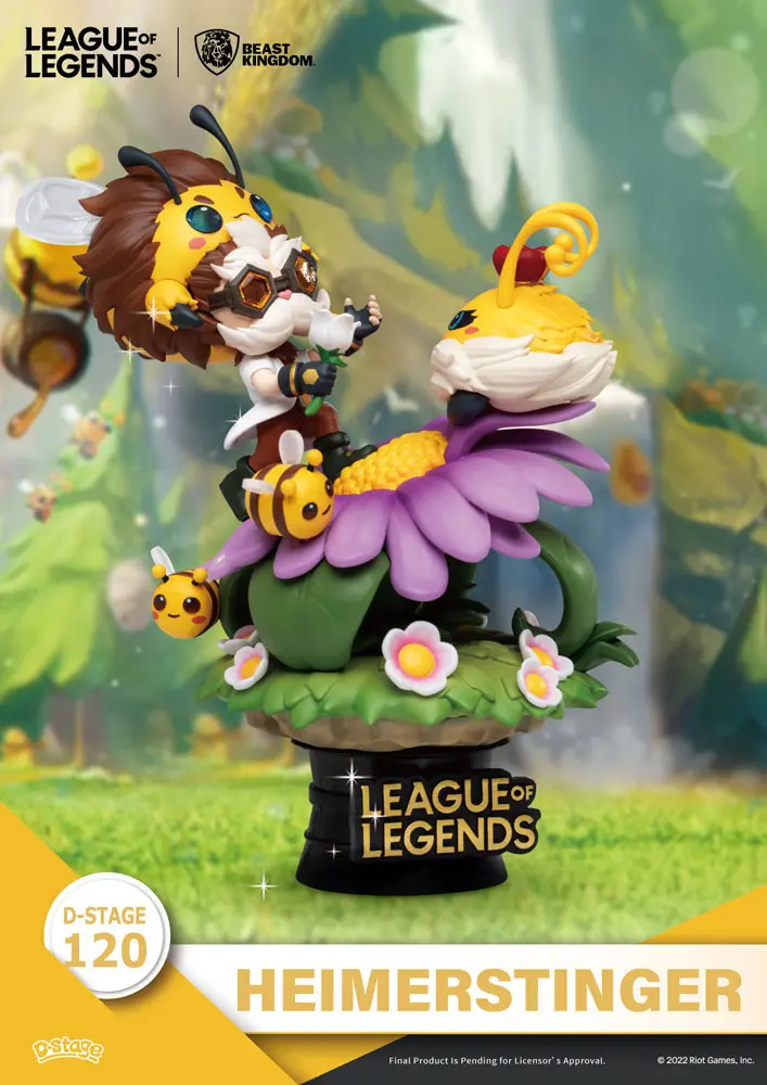 League of Legends D-Stage PVC Diorama Set Nunu &amp; Beelump &amp; Heimerstinger 16 cmLeague of Legends D-Stage PVC Diorama Set Nunu &amp; Beelump &amp; Heimerstinger 16 cm fotografija izdelka